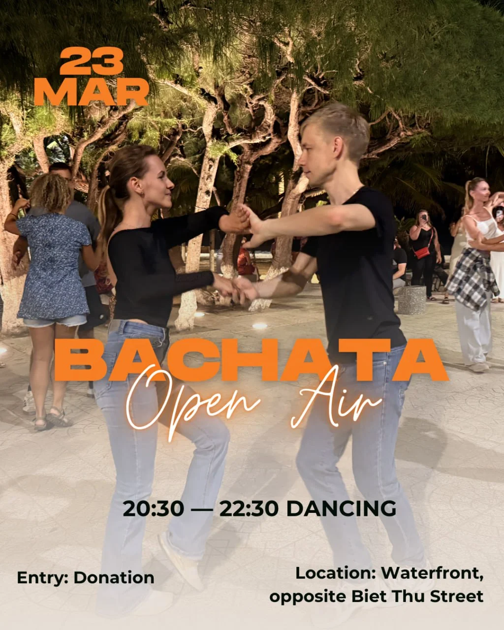 BACHATA OPEN AIR — ПОНЕДЕЛЬНИК, 23 МАРТА!
