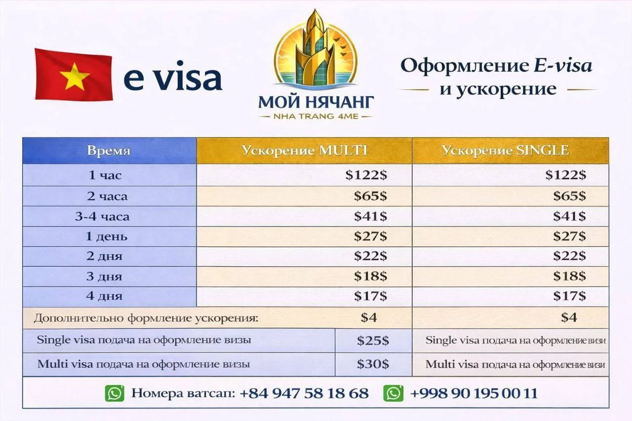 E-VISA во Вьетнам — ускоренное оформление